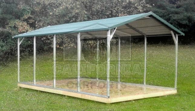 12x21x6 Side Entry Carport CA