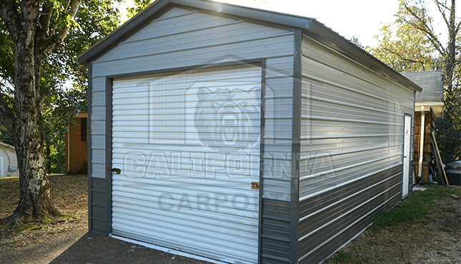 12x26 Vertical Roof Garage