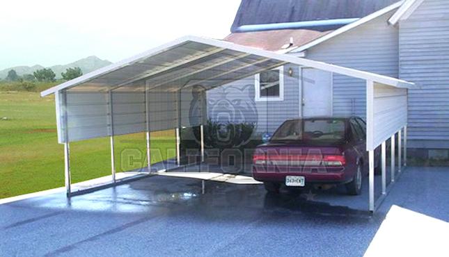 18x21x6 A Frame Metal Carport CA