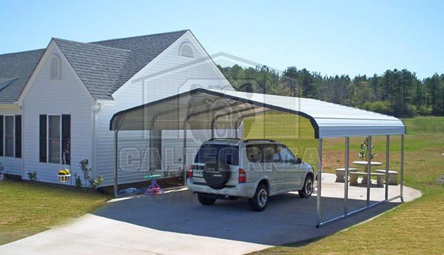 18x21x6 Standard Metal Carport CA