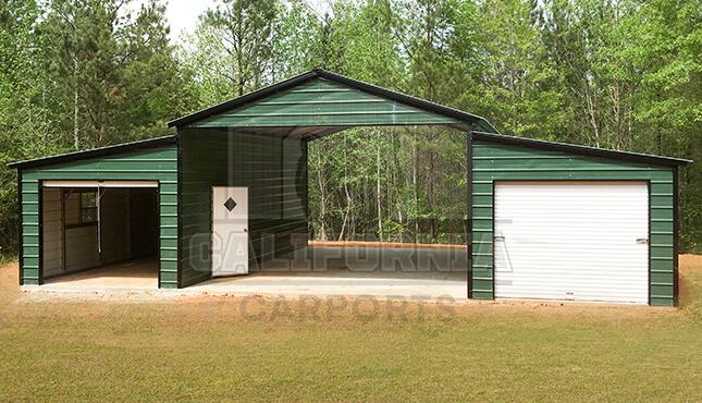20x30x11 Raised Center Aisle Barn CA