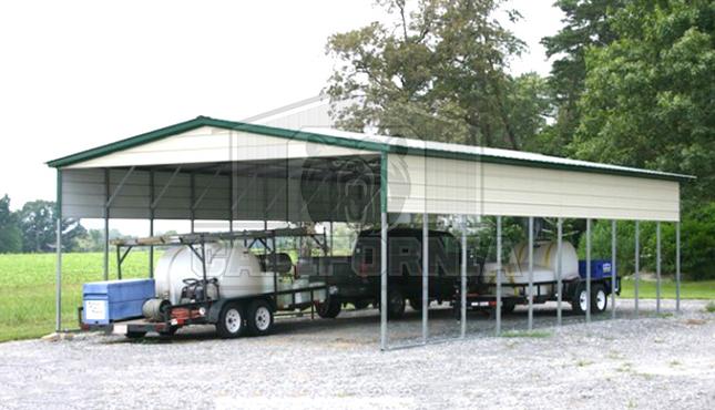 20x41x10 Vertical Roof Metal Carport