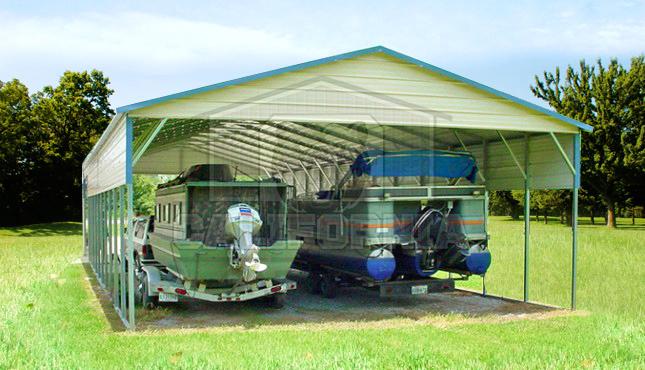 20x46x11 Boat Carport CA