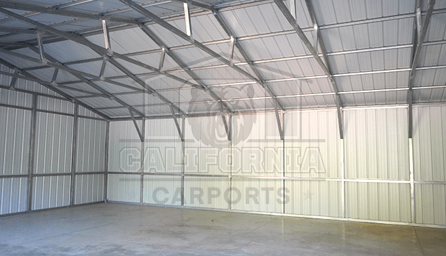 28x41 Side Entry Metal Garage