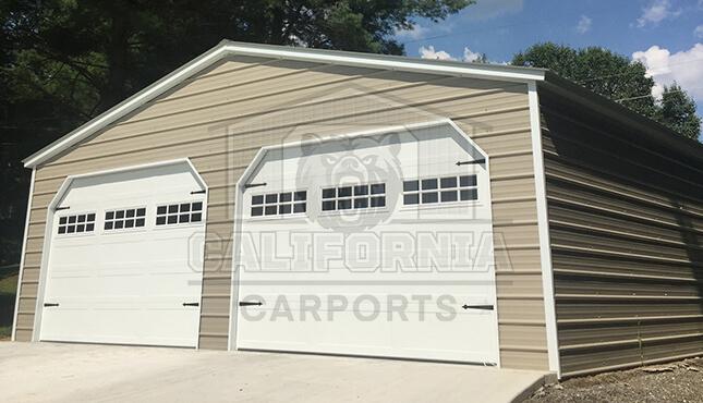 30x26x9 Vertical Metal Garage