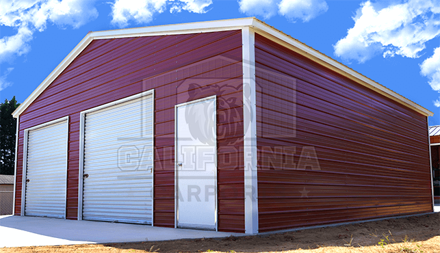 30x31 Vertical Roof Garage