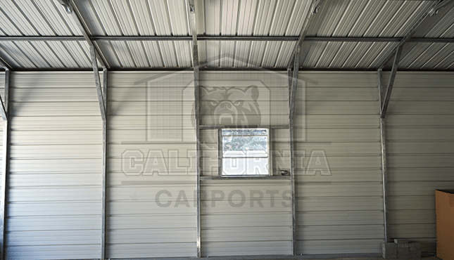 30x31 Vertical Roof Garage