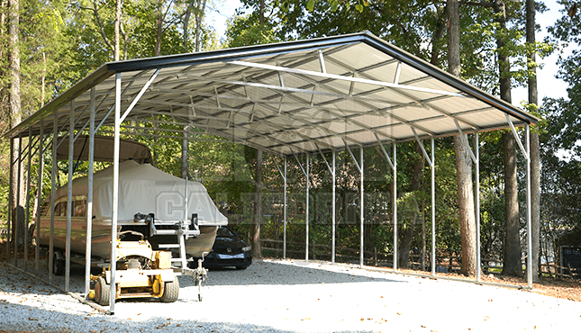 30x36 Vertical Roof Carport