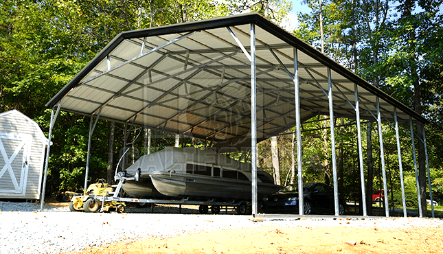 30x36 Vertical Roof Carport