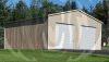 30x36x12 Vertical Roof Enclosed Garage