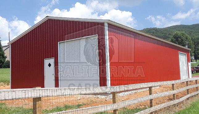 30x60x12 Vertical Roof Garage