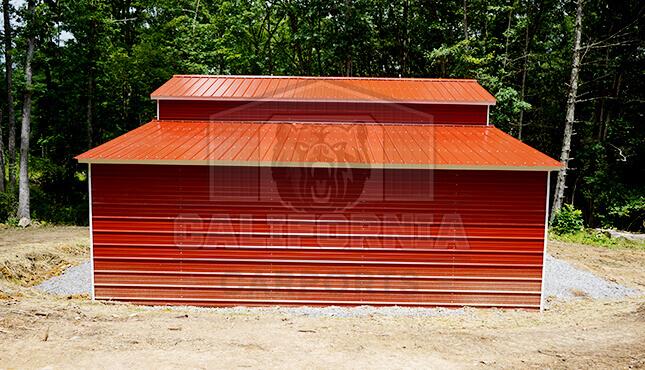36x25 Drop Down Steel Barn
