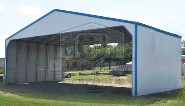 40x30x12 Clear Span Commercial Carport CA