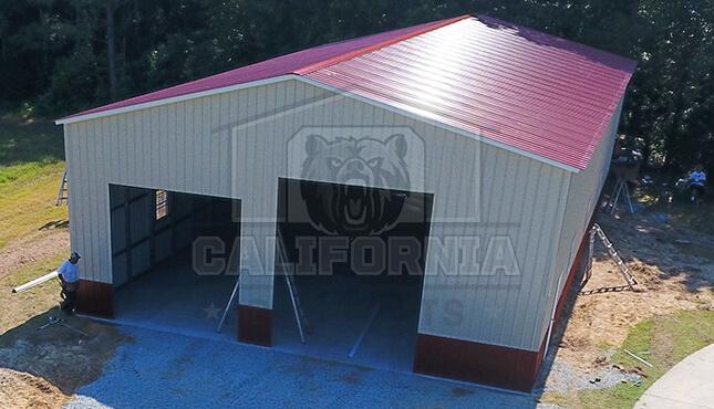 40x70x16 Metal RV Garage