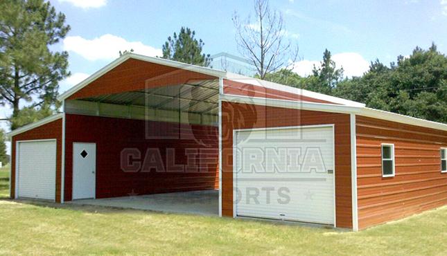 42x31x11 Vertical Roof Raised Center Aisle Barn