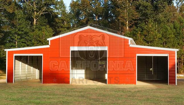 48x40x12 Vertical Roof Metal Barn