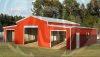 48x40x12 Vertical Roof Metal Barn
